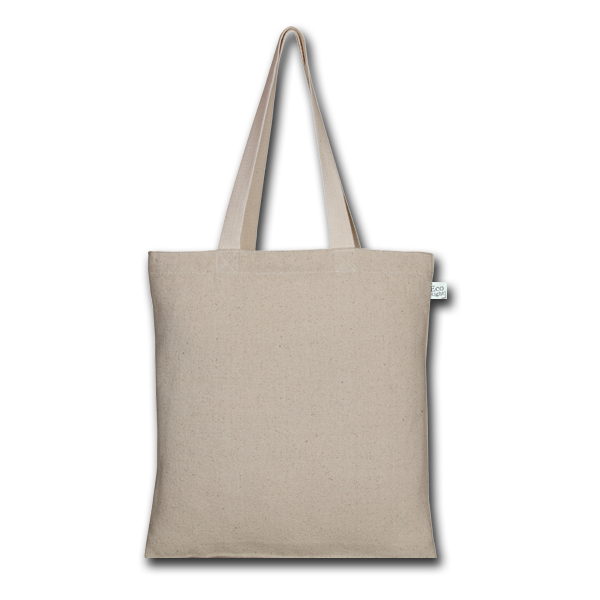 Recycled Cotton Tote Bag - Natural - EcoRight